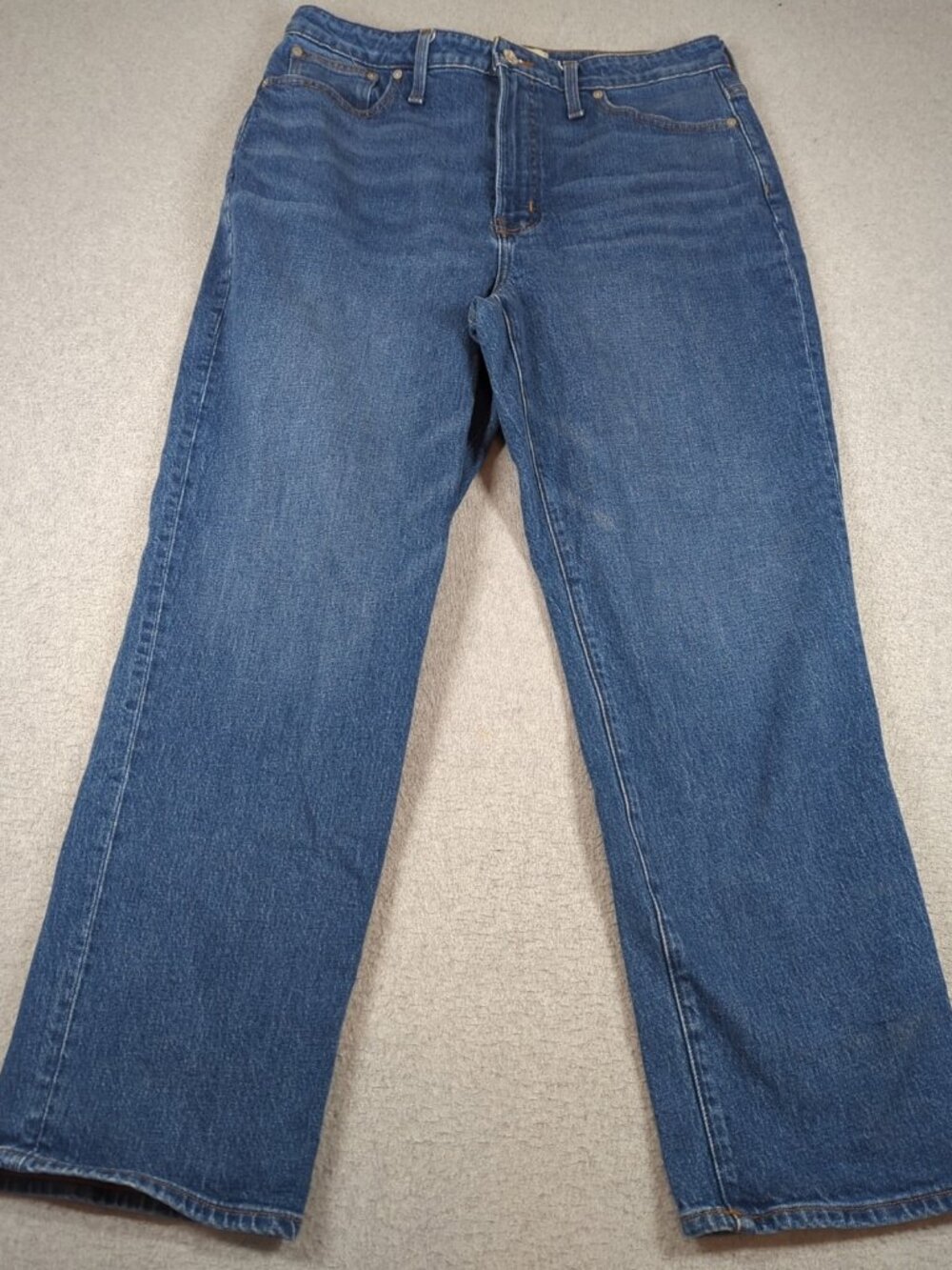 Madewell Jeans Women's 32 (Fit 34x29) Curvy Perfect Vintage Straight Stretch